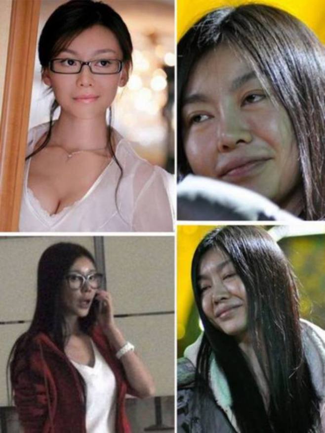 当红女主播卸妆前后对比照