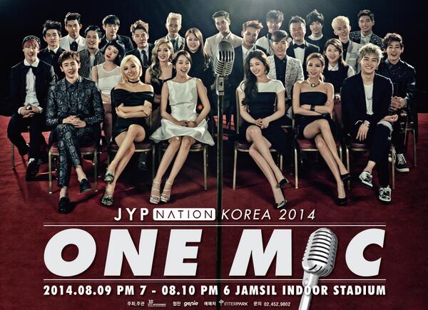 《<em>JYP</em> Nation:One Mic》海报公开 Wo<em></em>nder Girl