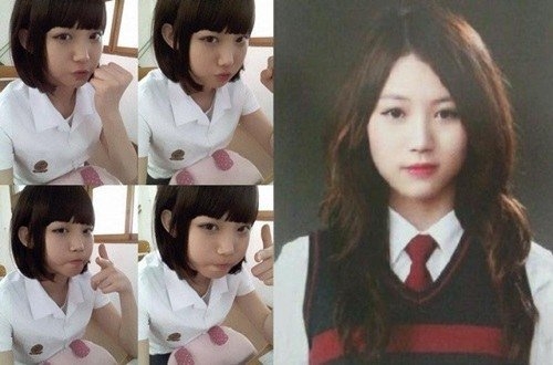 girl"s day yura小时脸圆圆十分可爱