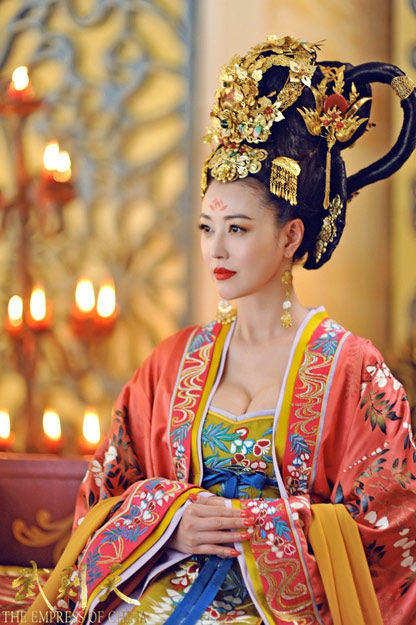《武媚娘传奇》周海媚早前剧照.