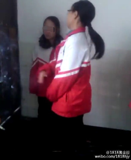 女中学生围殴<em>女同学 扇耳光</em>嫌手疼_新蓝网