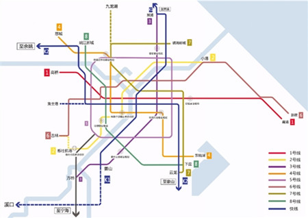 五年后,宁波市地铁织成一张网 规划七条线路,届时建成