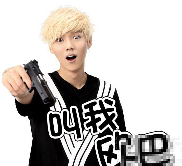 鹿晗 卖萌表情包 _新蓝网