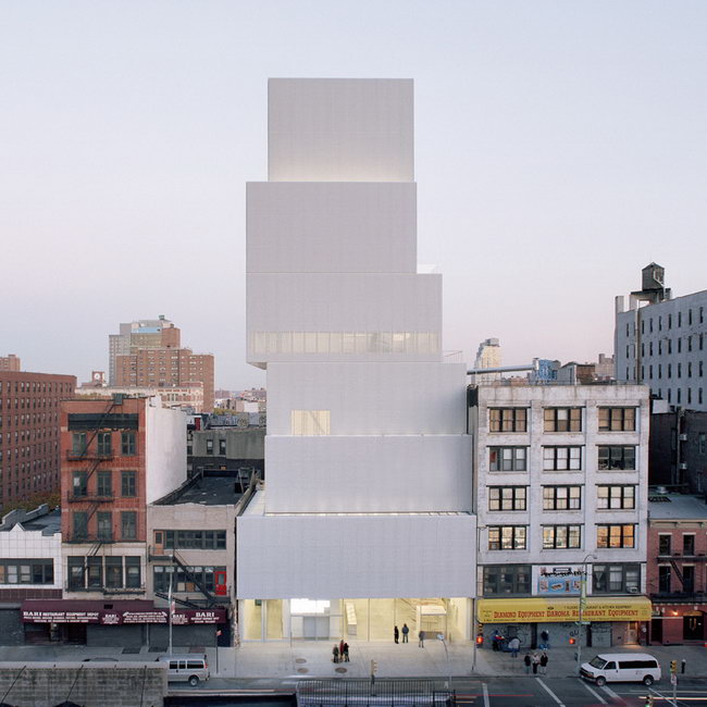 日本著名建筑师妹岛和世作品:纽约"新当代艺术博物馆".