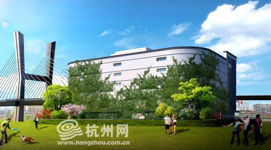 杭州首个土地公开出让方式推出的停车楼开建 