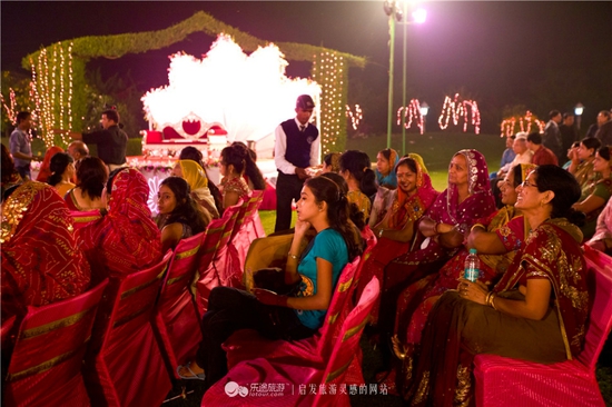 目睹印度上等人的豪华婚宴