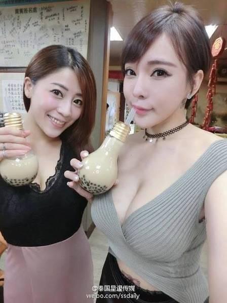 泰国女子卖灯泡奶茶走红