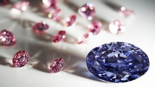 澳大利亚钻石矿区开出2.83克拉罕见紫色钻石(图) 
