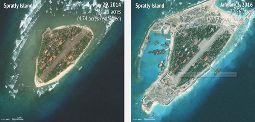 美国国务院罕见点名越南要求其停止南海岛礁建设