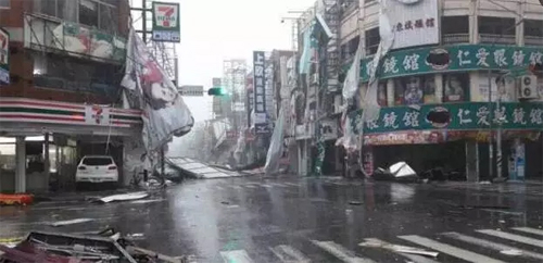 “尼伯特”登陆画面曝光 浙江各地最新情况汇总