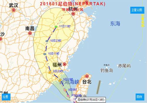 “尼伯特”登陆画面曝光 浙江各地最新情况汇总