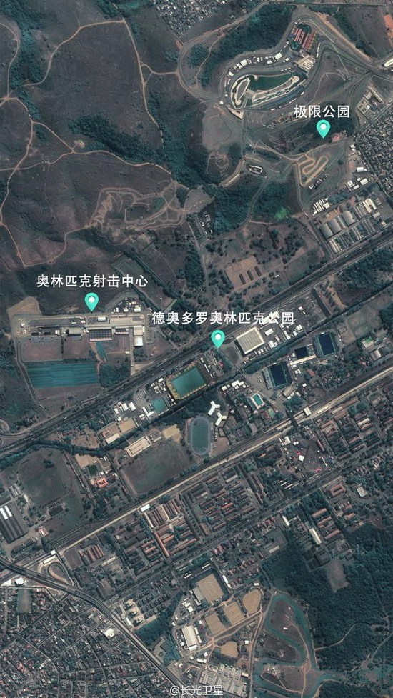 中国卫星公开里约奥运卫星图 发现巴西航母
