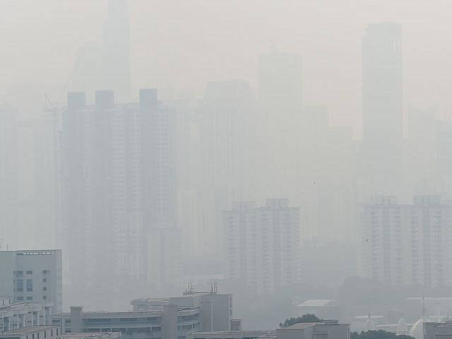 印尼"烧芭"引发空气污染 烟霾再困邻国新加坡