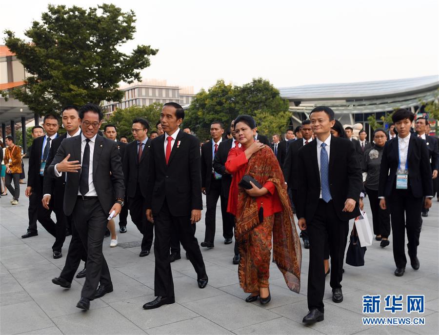 印度尼西亚总统佐科参观阿里巴巴集团总部