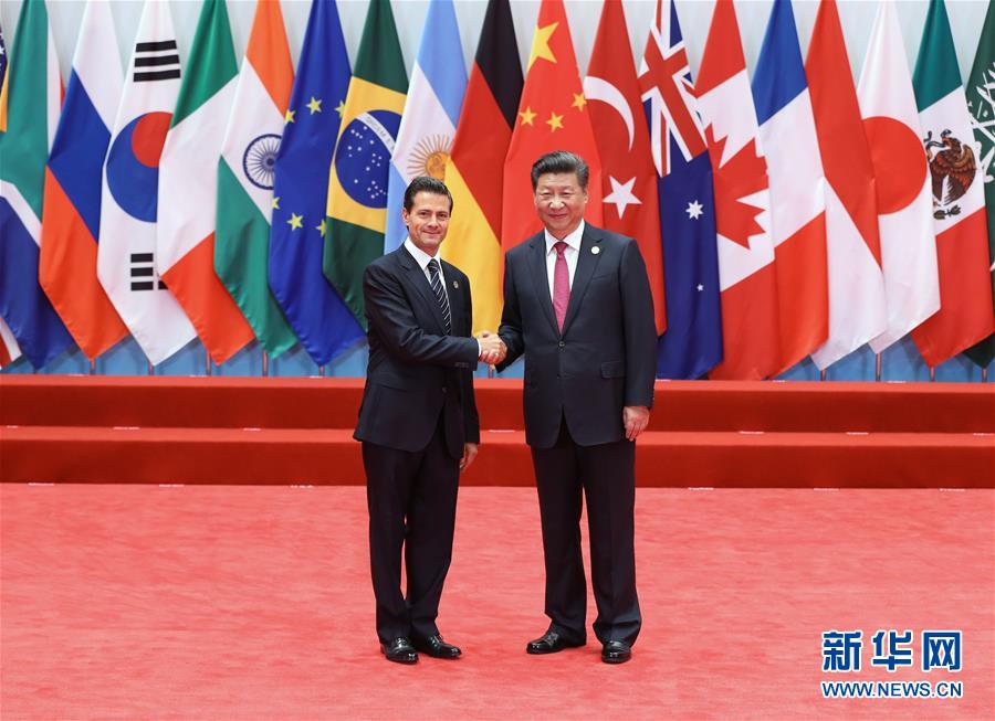 （杭州G20·XHDW）（21）习近平迎接出席二十国集团领导人第十一次峰会的成员和嘉宾国领导人、有关国际组织负责人