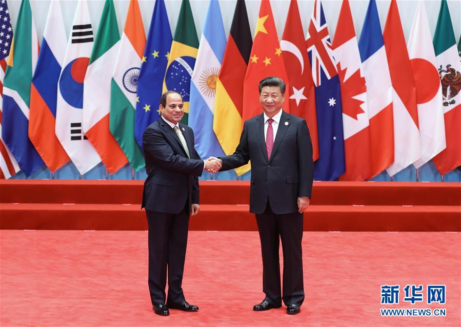 （杭州G20·XHDW）（22）习近平迎接出席二十国集团领导人第十一次峰会的成员和嘉宾国领导人、有关国际组织负责人