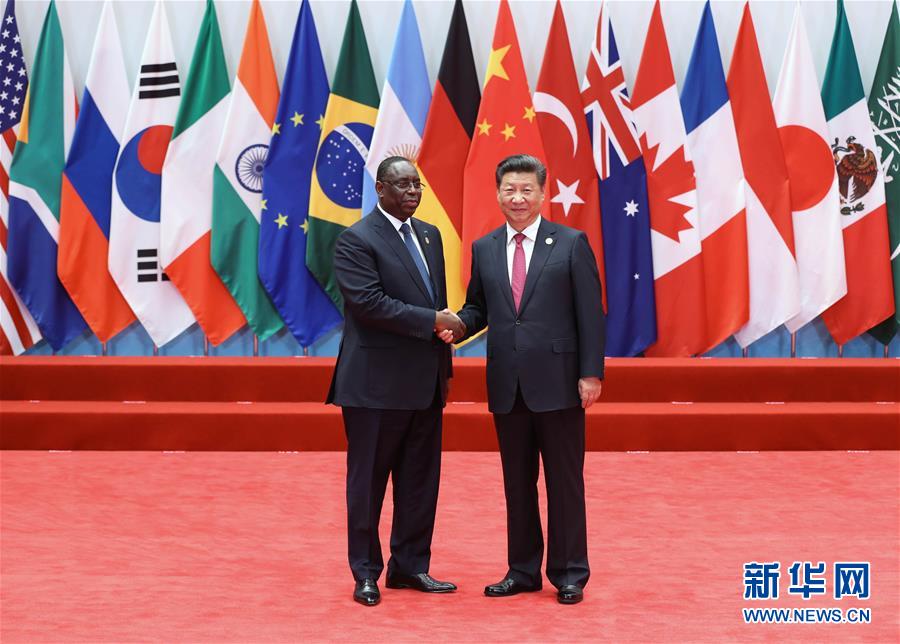 （杭州G20·XHDW）（30）习近平迎接出席二十国集团领导人第十一次峰会的成员和嘉宾国领导人、有关国际组织负责人
