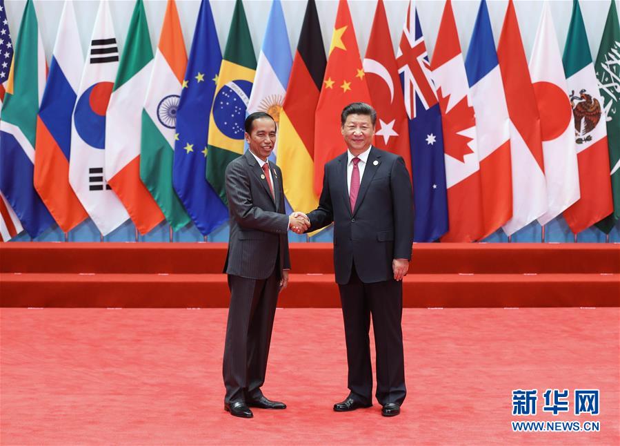 （杭州G20·XHDW）（28）习近平迎接出席二十国集团领导人第十一次峰会的成员和嘉宾国领导人、有关国际组织负责人