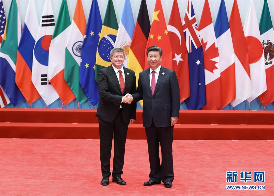 （杭州G20·XHDW）（3）习近平迎接出席二十国集团领导人第十一次峰会的成员和嘉宾国领导人、有关国际组织负责人