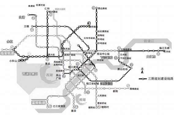 地铁三期批复在即 2022年前杭州10条地铁串联9区