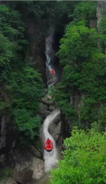 台州临海·江南大峡谷军事漂流