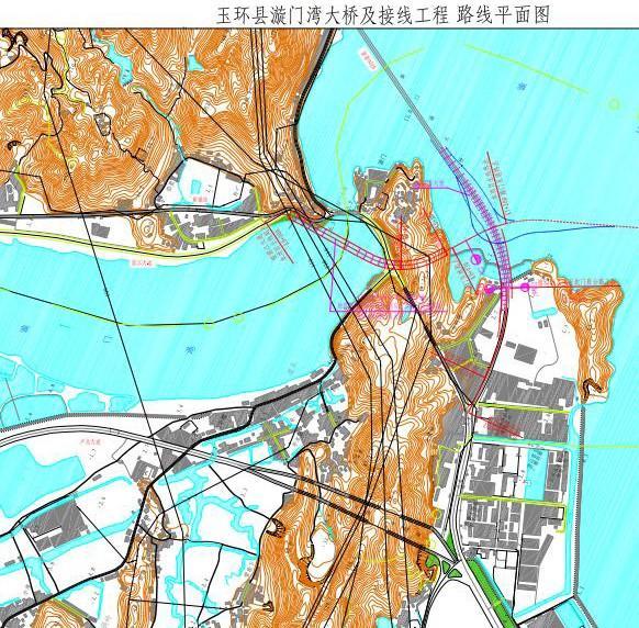 台州玉环县漩门湾大桥就是