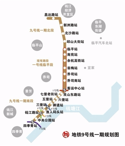 杭州今年开建7条段地铁 经过你家门口吗?