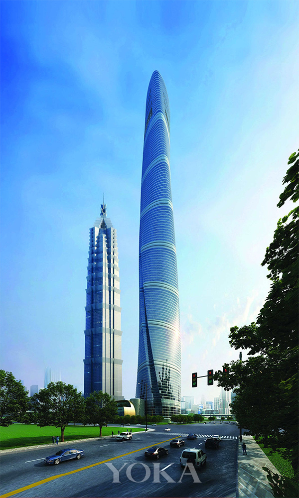上海不仅有"巨人"姚明,世界第六高建筑上海环球金融中心,还有刚刚成为