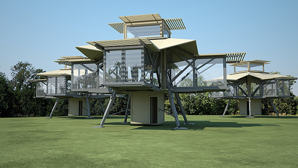 10分钟折叠如汽车人变身 黑科技打造移动住宅