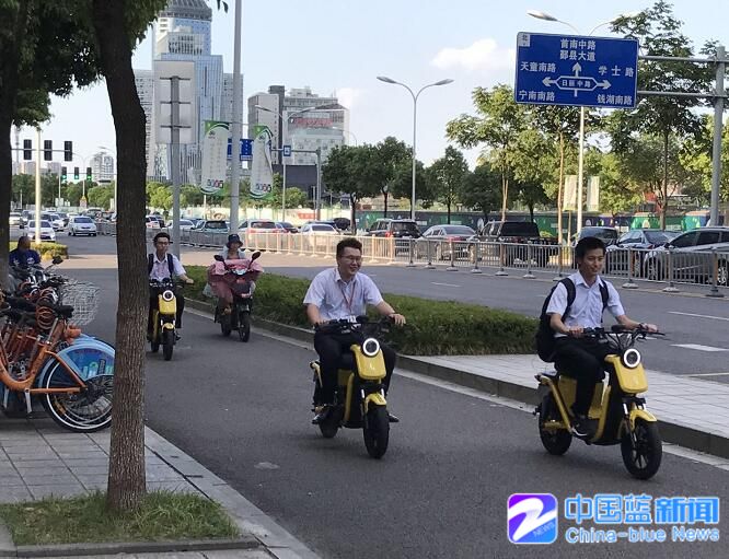 共享电瓶车登陆宁波 1块钱5分钟 你会骑吗?