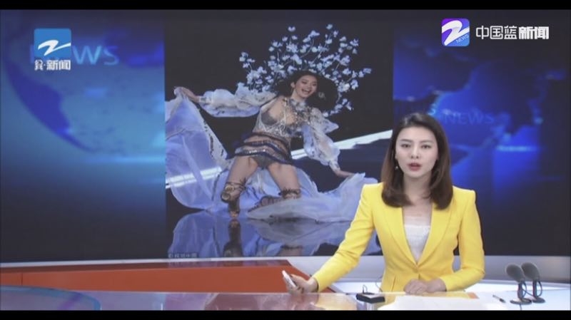 超模奚梦瑶的遭遇,让浙江电视新闻频道的一位美女主持人颇有感触.