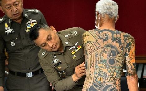 日本黑帮老大逃亡10年后被抓 “出卖”他的是自己的纹身