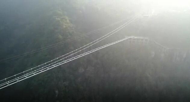 去磐安感受不一样的风景 华东第一的玻璃天桥开放