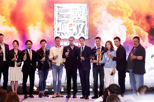 《真三国无双》全球发布会 韩庚反差饰关羽震慑人心