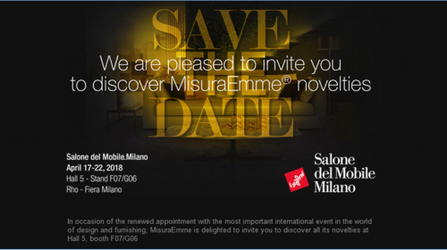 MisuraEmme再度携全新力作华丽登陆2018米兰国际家具展(图1)