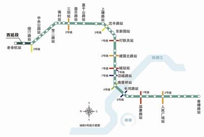换乘之王杭州地铁5号线明年开通 将穿越7个
