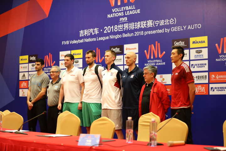2018世界男排联赛北仑站25日开幕
