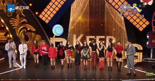 火箭少女登《跑男》 Yamy等4成员镜头少引争议