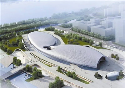 杭州奥体中心主体育馆,游泳馆正式进入主体结构施工阶段