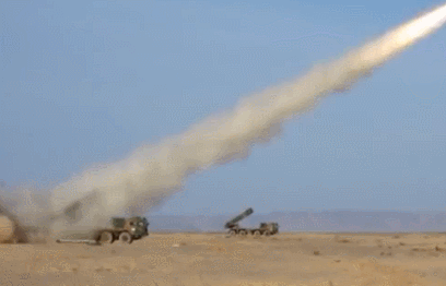 解放军西北戈壁怒射