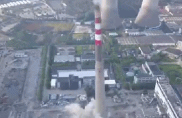 杭州最高燃煤烟囱今天爆破拆除 还记得那几个大烟囱吗?