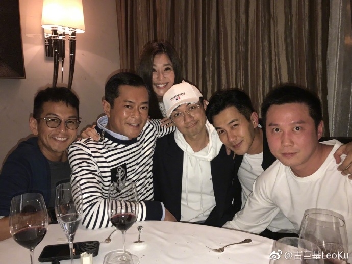 古天乐生日众星合照 林峯变黑胖刘恺威站位成亮点正文