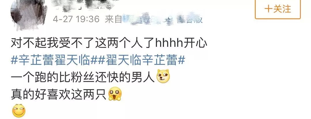 翟天临和辛芷蕾表情评比?平时抢对方热包房粉胖恋情曝光间虎图片