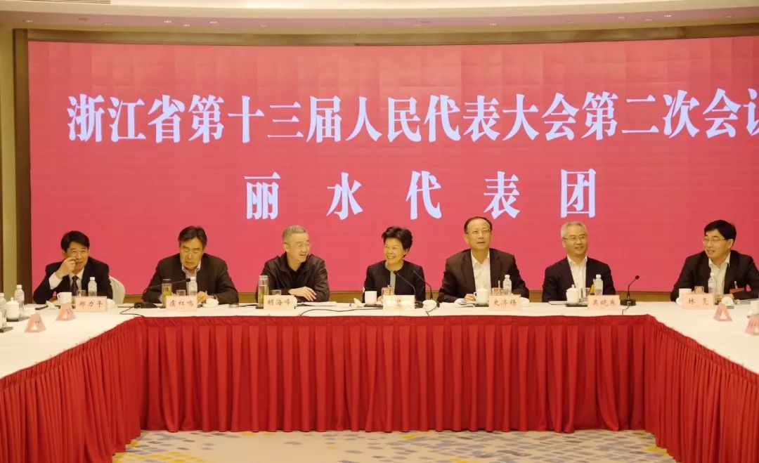 昨天下午,省政协主席葛慧君以代表身份参加丽水代表团审议政府工作