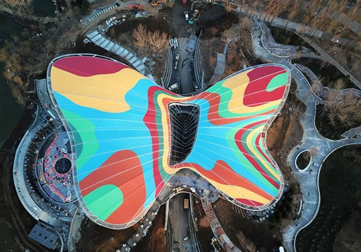 走进北京世园会 探秘花开蝶舞的妫汭剧场