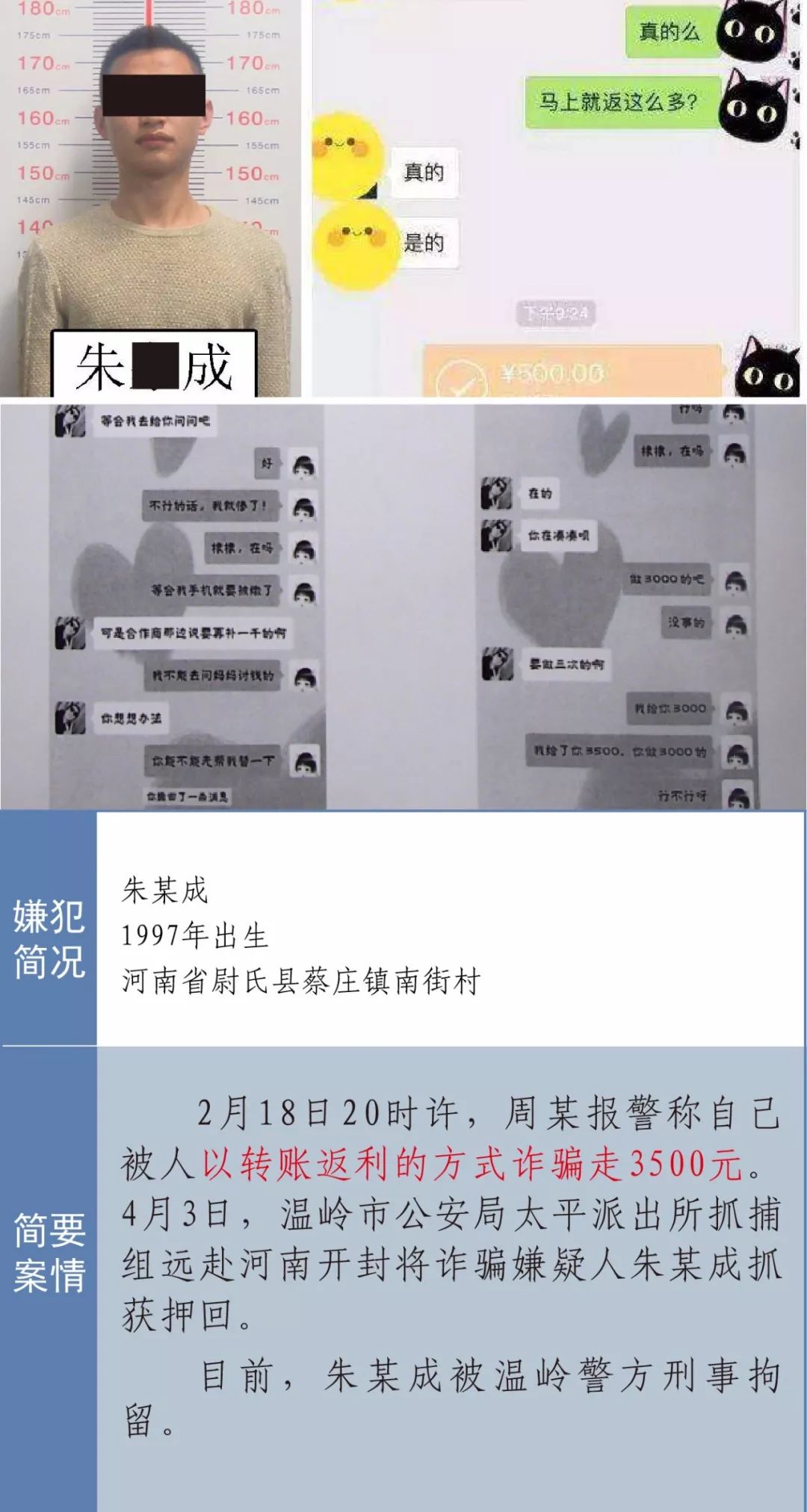 【创无盗抢城市】台州严打盗抢骗(战报37号