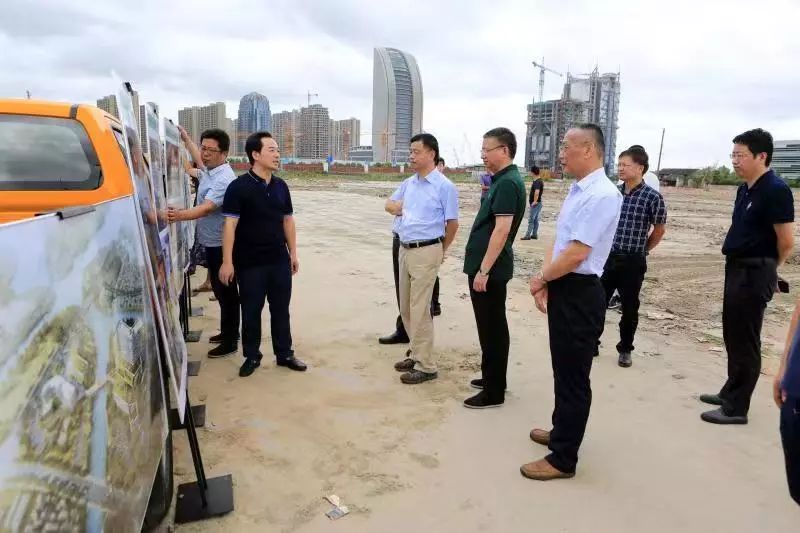 市人大常委会副主任傅陆平调研镜湖新区规划建设工作