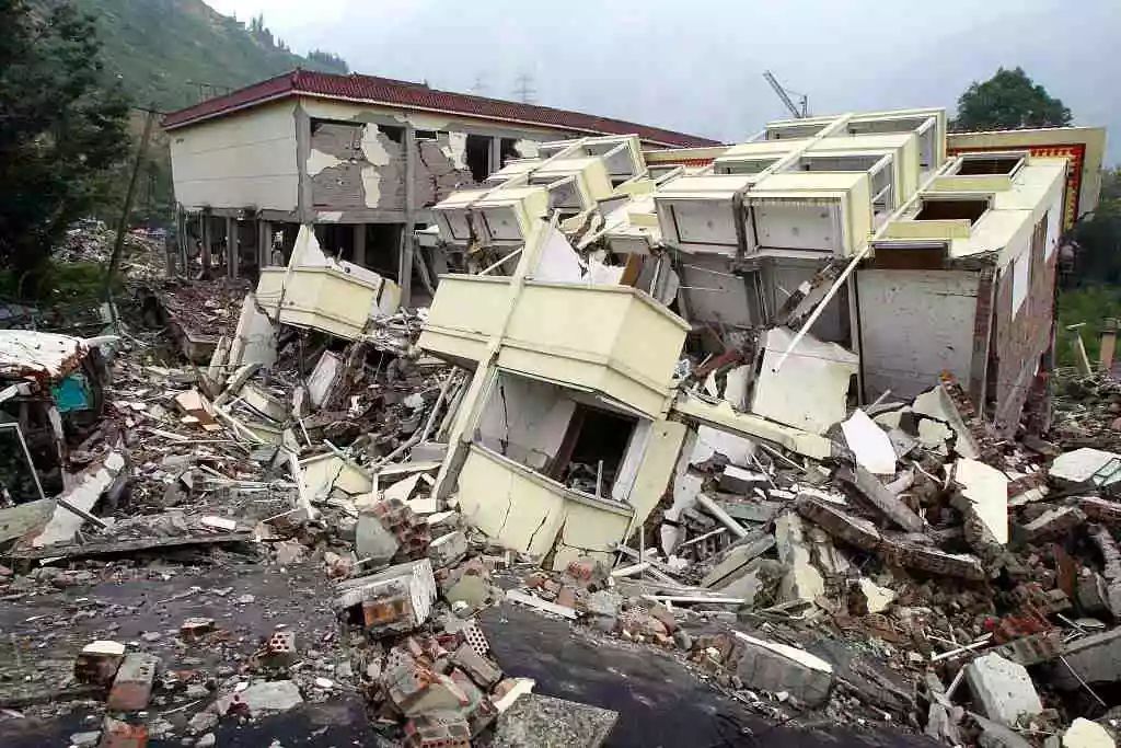 四川汶川地震遗迹