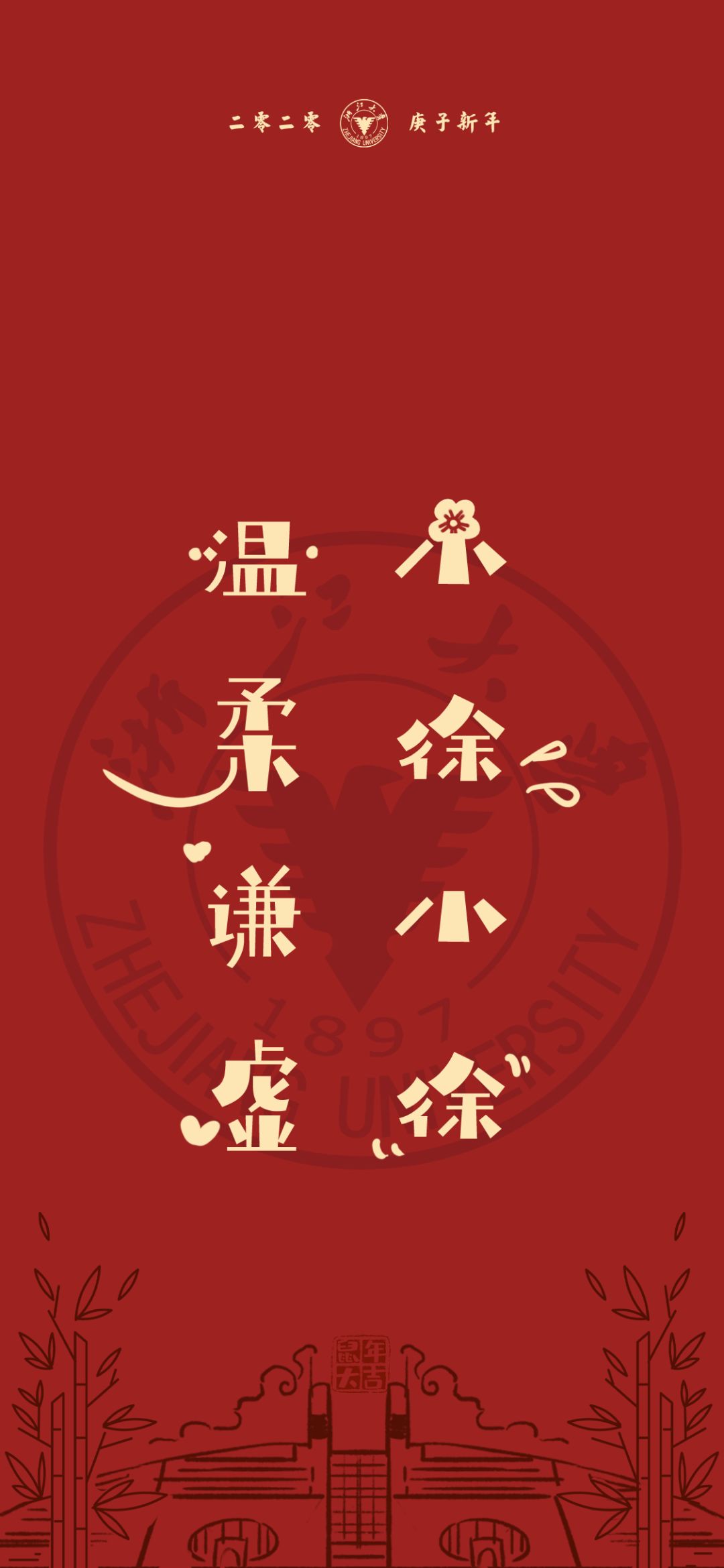 浙江大学为你量身定制的"姓氏壁纸"来了,换上它,接好运!