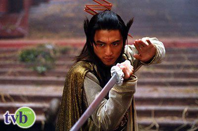 观音(郑秀文饰)钟馗(谢霆锋饰)当年tvb一出《西游记》,戏里师徒四人西